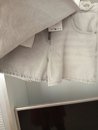 Falda pantalón niña gris