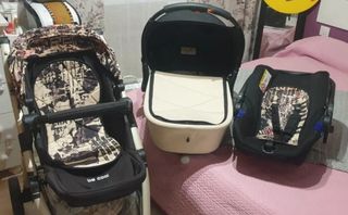 Pack Silla Bebé Be Cool + Capazo + Silla Coche