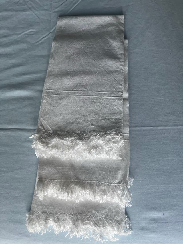 Set 3 Asciugamani Lino Bianco