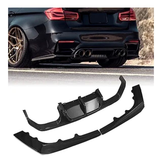 Difusor Trasero Parachoques Labio Soporte Escap