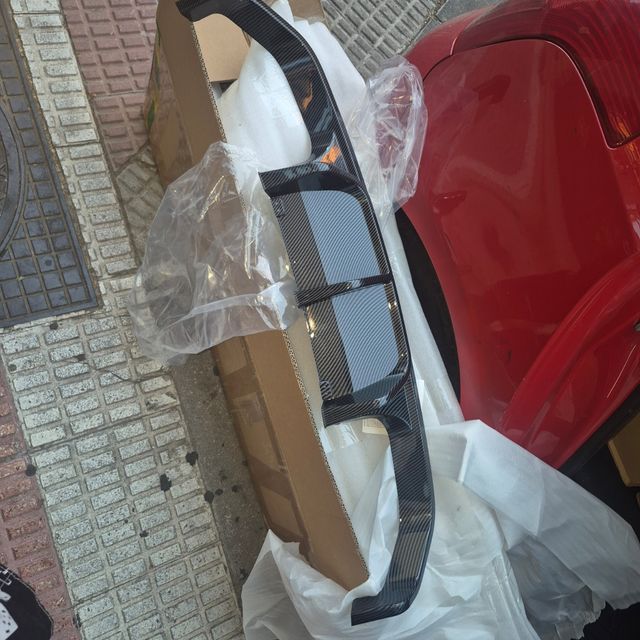 Difusor Trasero Parachoques Labio Soporte Escap