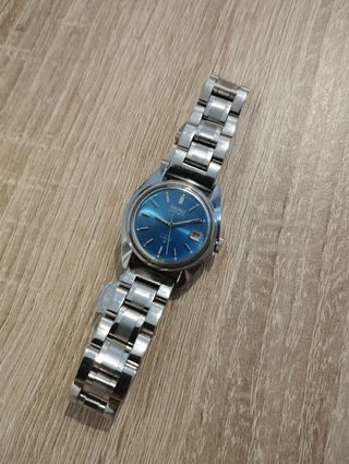 Reloj señora Seiko Automático Azul y Plateado