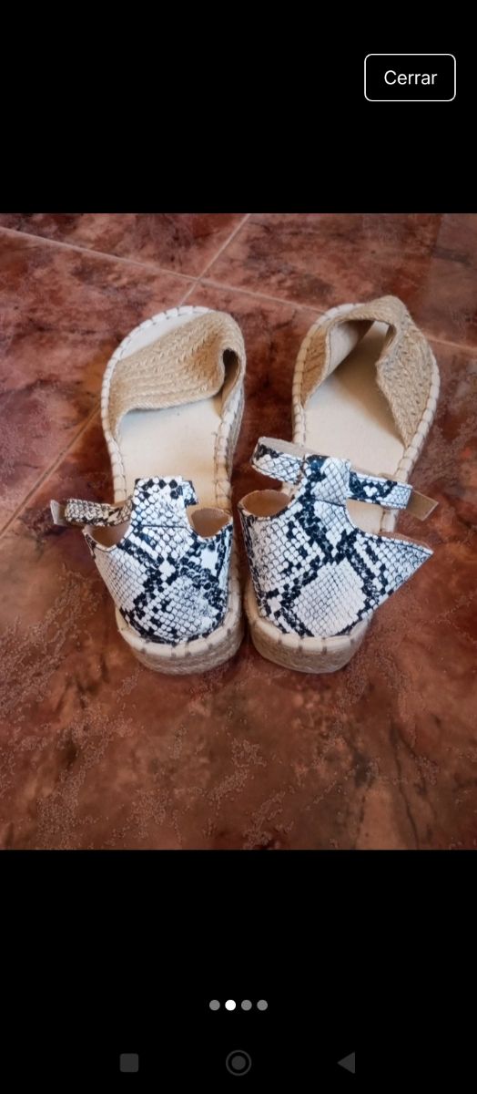 Sandalias Yute Beige Talla 40