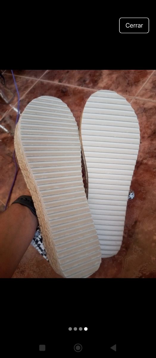 Sandalias Yute Beige Talla 40