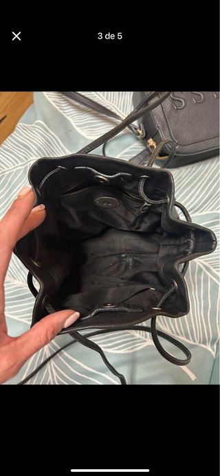 Bimba y Lola Bolso Negro Tachuelas