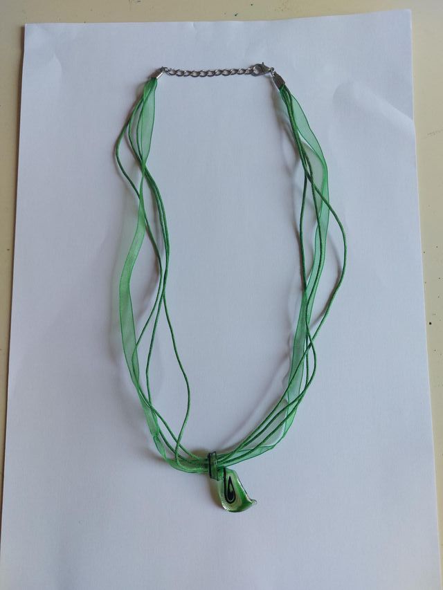 Set Bigiotteria Verde e Argento