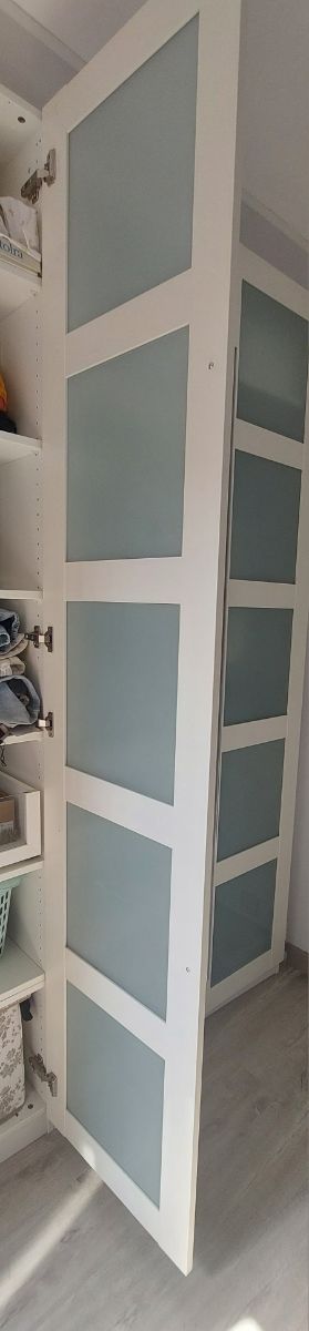 Puerta armario PAX Ikea cristal blanco