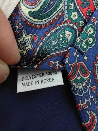 Corbata Regenm Azul y Multicolor