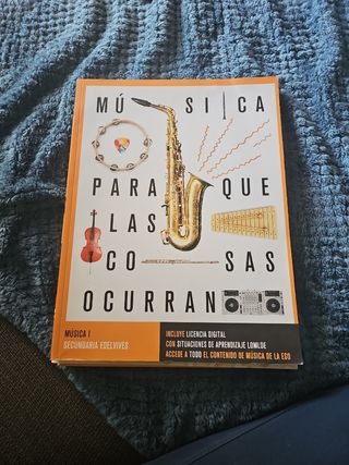 Libro Música I Secundaria Edelvives