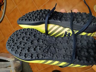 Zapatillas Fútbol Niño Puma Amarillas