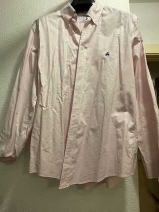 Camisa Brooks Brothers Rosa Talla L