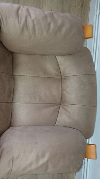 Sillón relax 1 plaza beige