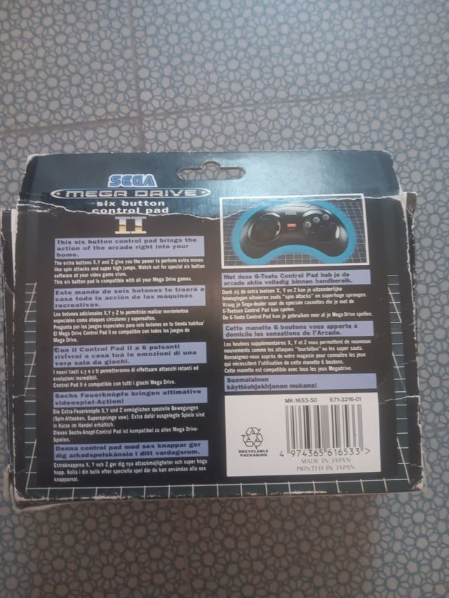 Mando SEGA Mega Drive 6 Botones
