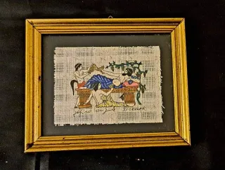 Quadro papiro originale Siracusa