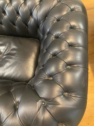 Sillón Chester Piel Negro