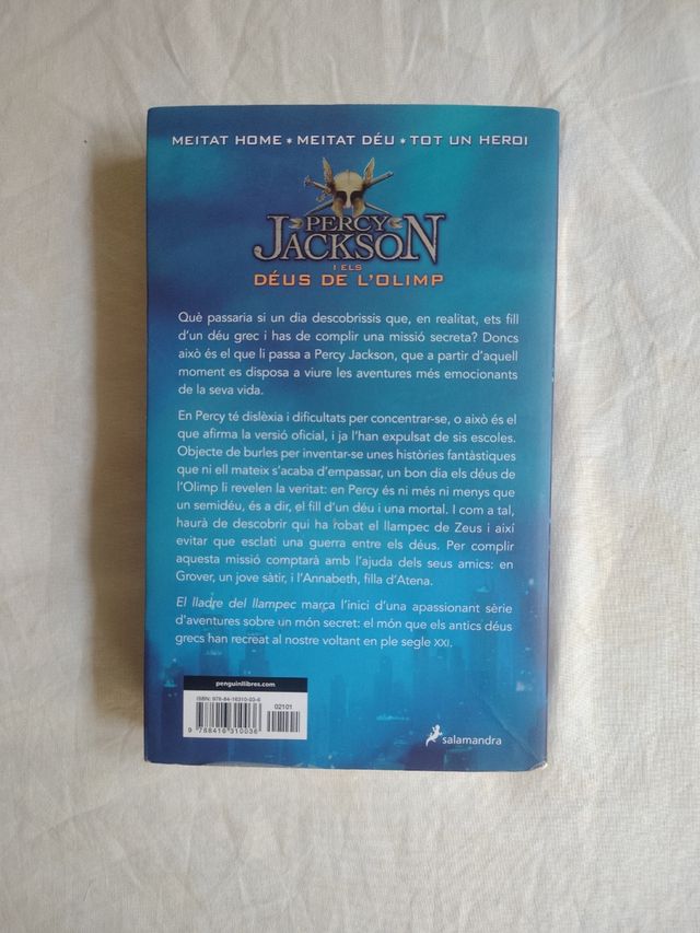 El lladre del llampec (Percy Jackson i els déus...