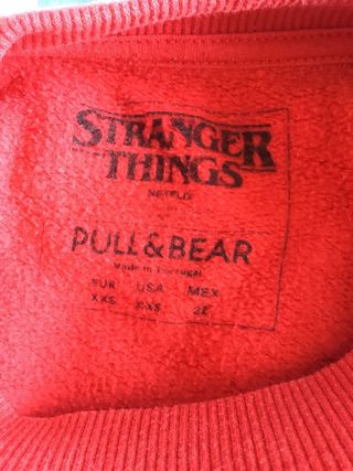 Sudadera Stranger Things XXS Roja