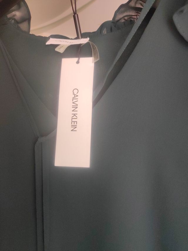 Blusa Calvin Klein donna verde