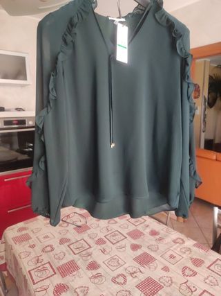 Blusa Calvin Klein donna verde