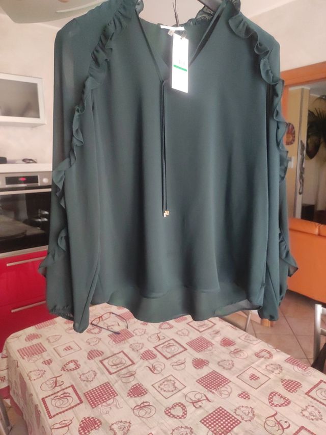 Blusa Calvin Klein donna verde