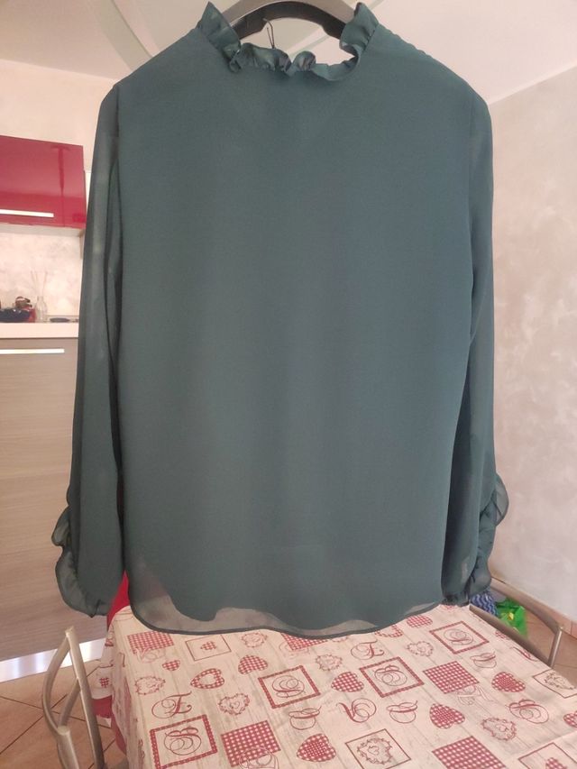 Blusa Calvin Klein donna verde