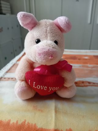 Peluches maialino Tobia's giochi anni 2000