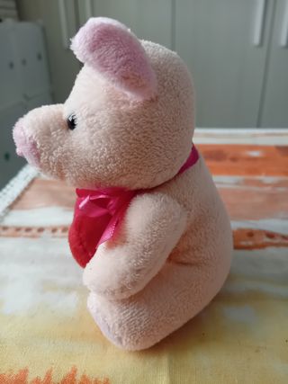 Peluches maialino Tobia's giochi anni 2000