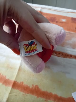 Peluches maialino Tobia's giochi anni 2000