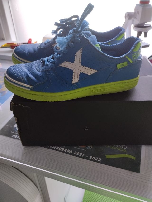 Zapatillas Munich G3 Azul/Verde Talla 36