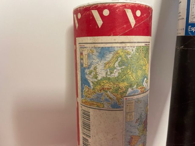 Mapa España y Europa.