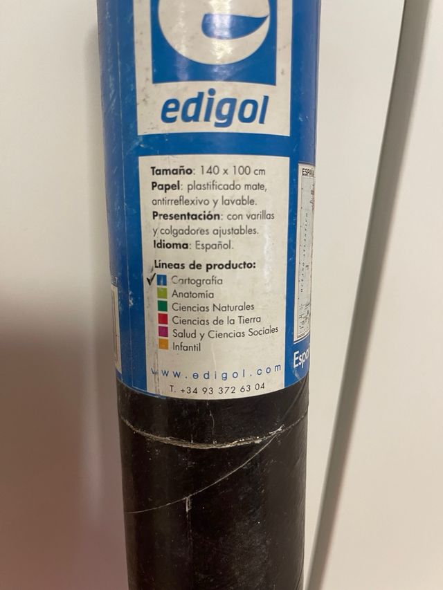 Mapa España y Europa.