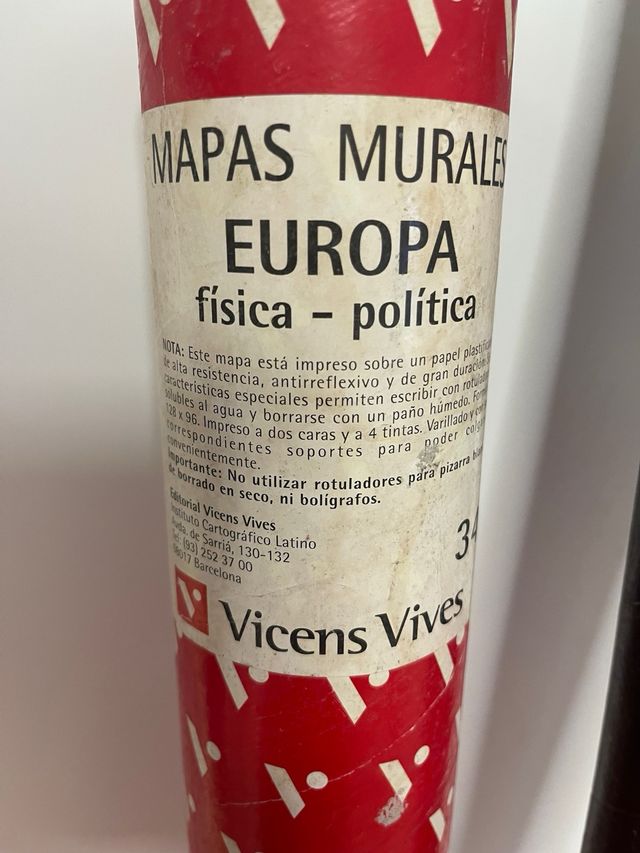 Mapa España y Europa.