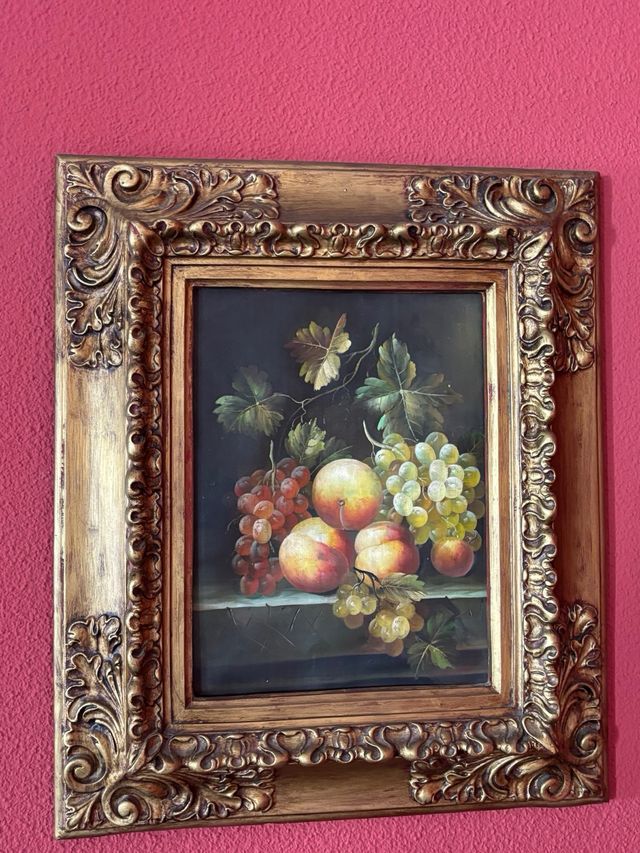 Cuadros pintados a mano con marco