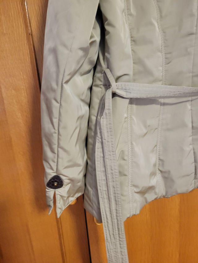 Parka/chaquetón abrigo mujer verde oliva claro