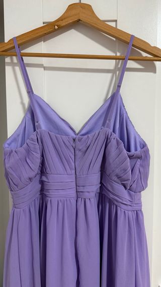 Vestido fiesta lila talla L
