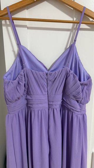 Vestido fiesta lila talla L