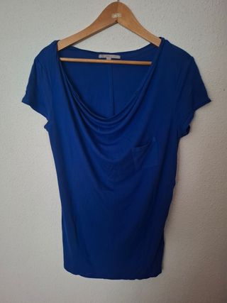 Camiseta azul Gap talla M