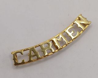 Colgante "Carmen" de oro 18k, 1,6gr. Ref. G-030.