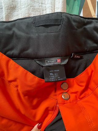 Pantalones de esquí Millet Talla XL Naranja
