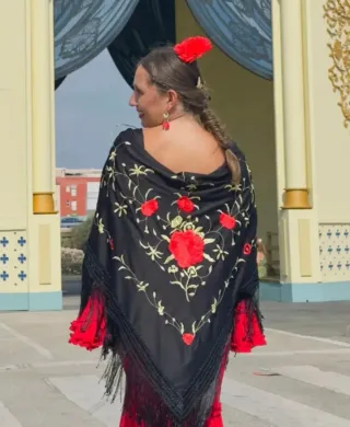Vestido de flamenca rojo