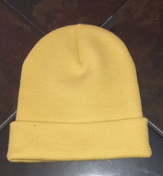 Berretto invernale giallo Beechfield con scritta