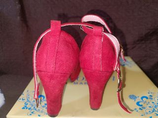Zapatos de tacón rojos para mujer talla 37