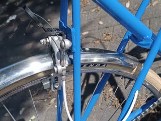 Bicicleta Paseo Clásica Azul