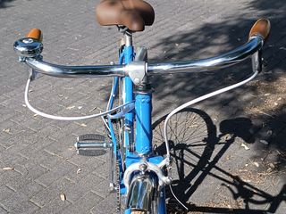 Bicicleta Paseo Clásica Azul