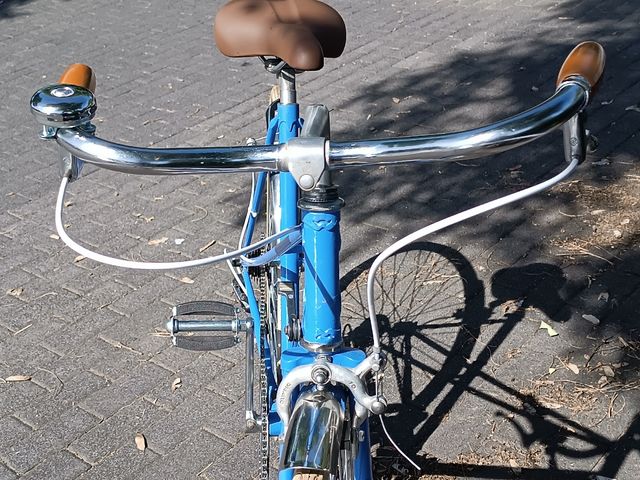 Bicicleta Paseo Clásica Azul