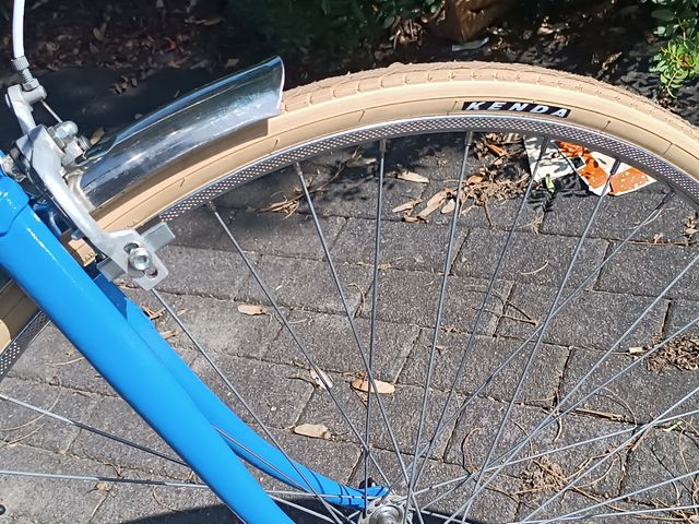 Bicicleta Paseo Clásica Azul