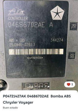Bomba Módulo ABS Chrysler Voyager 00-08
