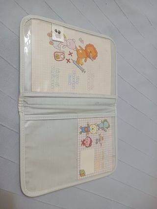 Portadocumentos piel Tuc Tuc en color celeste