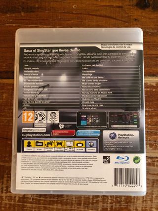 Singstar Mecano para Ps3