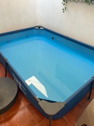Piscina desmontable azul 2,20m x 1,50m 